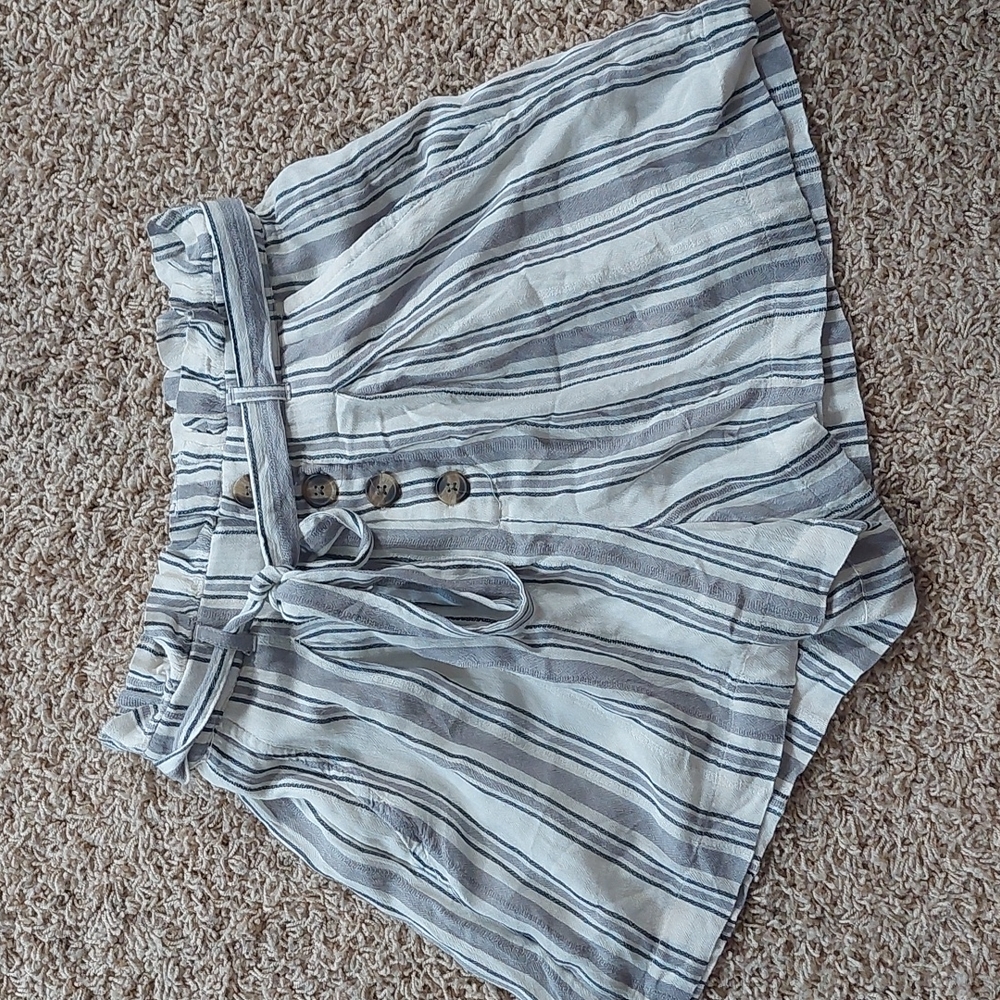 Ae pin stripped shorts